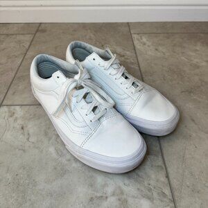 Vans Old Skool White Leather shoe